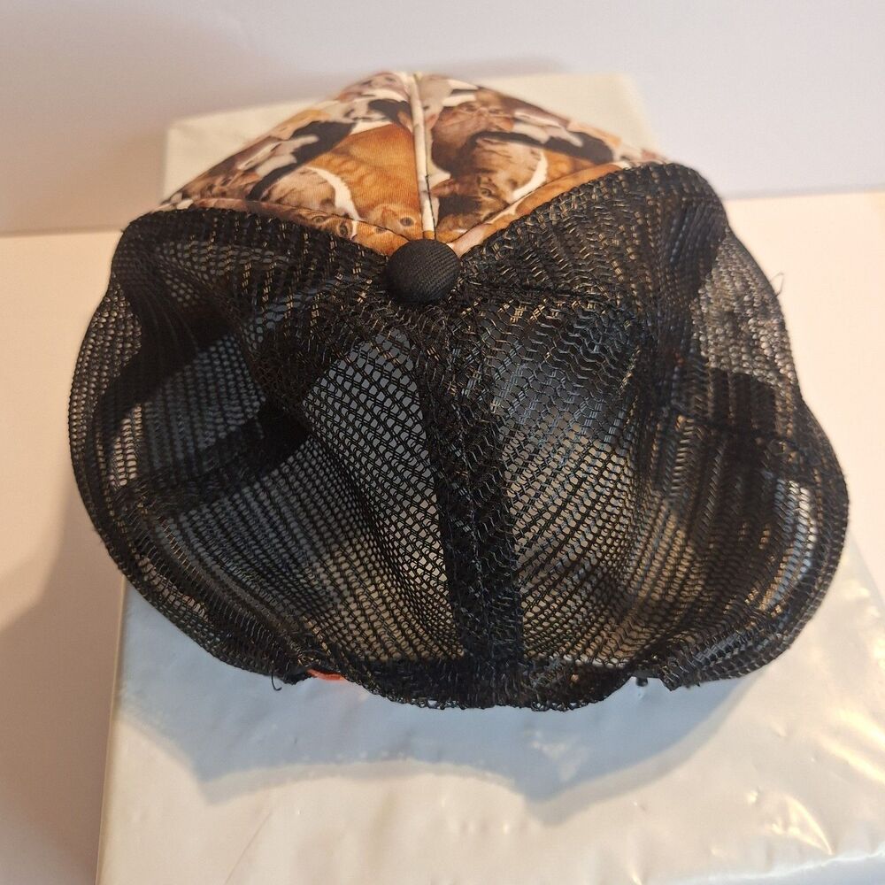 Vans  Off The Wall Cats Print Snapback Mesh Cap - Picture 4 of 7